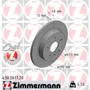 ���� ��������� Chevrolet/OPEL/SAAB Malibu/Insignia/9-5 08- ����. Coat Z Zimmermann 430261720 Zimmermann 430261720 430261720 ����