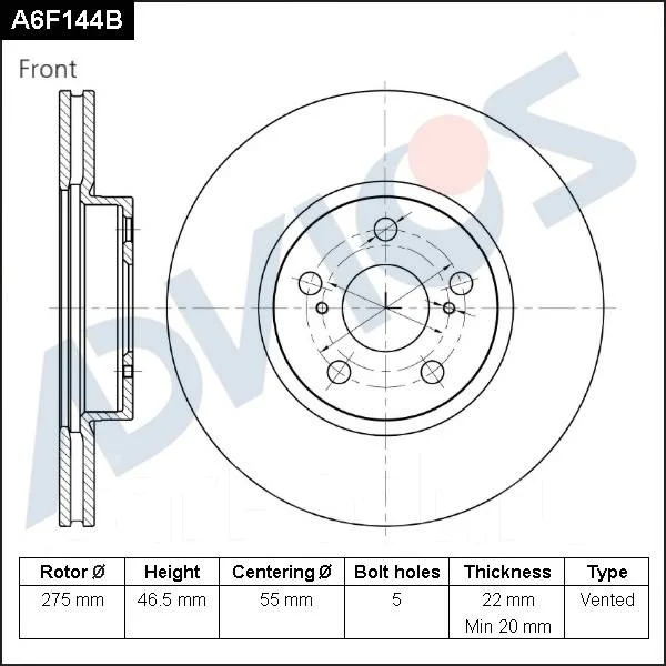 ���� ��������� ���. Advics A6F144B A6F144B ����