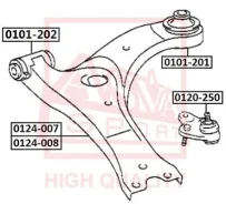 ����� �������� ����� Toyota Toyota Avensis 250 ASVA 0124-008 0124008 ����