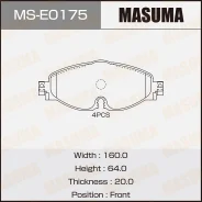 ������� �������� Masuma MS-E0175 / front / 2K5698151A, �2Q0698151F, �2Q0698151K, �2Q0698151S, �5Q0698151AD, �5Q0698151AH, �5Q0698151AM, �5Q0698151B,...