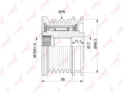 ����� ���������� ���� ���������� LYNXauto PA-1114 PA1114 ����