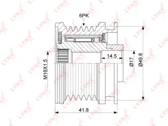 ����� ���������� ���� ���������� LYNXauto PA-1116 PA1116 ����