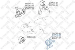 ������� ���������, �������� ����� ��� Mitsubishi Lancer, Mitsubishi Outlander, Mitsubishi ASX Stellox 25-17563-SX 2517563SX ����