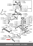 ����������� ������ ��������, ������ ��� Mitsubishi Pajero, Mitsubishi Montero [USA] Mitsubishi 4125A006 4125A006 ����