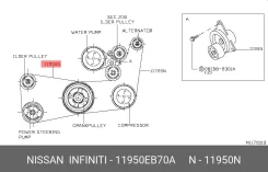 ������ ������������ Nissan 11950-EB70A 11950EB70A ����