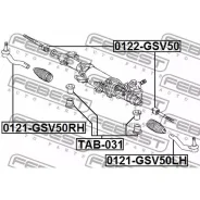 ���������� ������� | ����� ���� | Febest 0121GSV50RH 0121GSV50RH ����