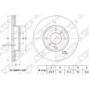 ���� ��������� (�����) Nissan AD 99-02 / Almera 95-06 SAT ST-40206-7J101 ST402067J101 ����