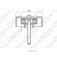 ����� ���������� ����� Mazda 3 06-13 / 6 02-12 SAT ST-LFH1-15-940 STLFH115940 ����