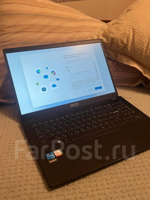 MSI Modern 15 B12M. 15.6", 60����, ���� 238���, WiFi: 1, Bluetooth: 1, ����������� �� 5��. ����