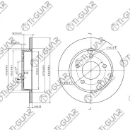 ���� ��������� /������ /Tiguar ��� Mazda 3, Axela 20032009; 265/11�� /Tgbds0062 (RN1369) Tiguar TGBDS0062 ����