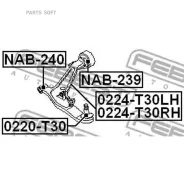 ����� �������� 0224-T30RH Febest 0224T30RH 0224T30RH ����