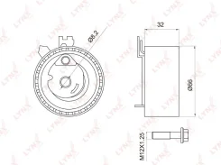 ����� �������� ����� ��� LADA Largus LYNXauto PB-1053 PB1053 ����