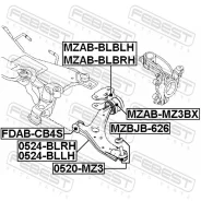 ����������� ��������� ������ ������ (��������������) | ��� ����/��� | Febest Mzabblblh C9301, SL1240, 22165AP, 2374598, 803602, AWS1061, AB25106HL, 40...