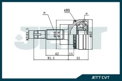 ���� ������� JETT V41-0010 ABS V410010ABS ����