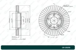���� ��������� ������������� G-brake GR-20259 GR20259 ����