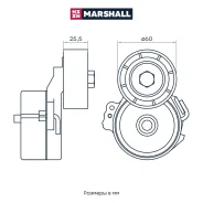 ���������� ����� ��������� ������������ Marshall MS4833 MS4833 ����