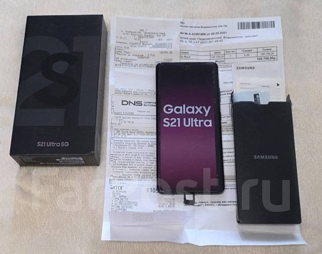 Samsung Galaxy S21 Ultra 5G. �/�, 256 ��, ������, 5G, Dual-SIM, NFC ����