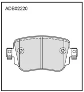 ������� ��������� �������� ������ ��� SEAT LEON, Volkswagen Caddy, Skoda Octavia III Allied Nippon ADB02220 ADB02220 ����