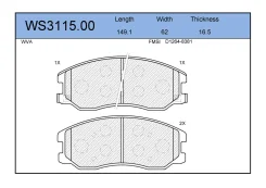 ������� ��������� �������� �������� ��� OPEL Antara, Chevrolet Captiva Jeenice WS3115.00 WS311500 ����
