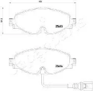������� ��������� ��������, �������� �������� ��� AUDI A3, Volkswagen GOLF, SEAT LEON japanparts pa-0907af PA0907AF ����