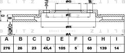 ���� ��������� ������������� �������� ��� OPEL Astra, Chevrolet Cruze, Chevrolet AVEO blitz bs0310 BS0310 ����