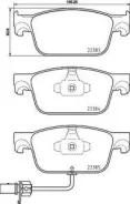 �������� ��������� ������� �������� ��� AUDI A4, AUDI A5, AUDI Q5 16-18 brembo p-85-153 P85153 ����