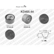 �������� ��� Renault Laguna (B56/K56) - Renault Laguna II (BG0) NTN-SNR KD45544 KD45544 ����