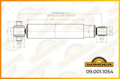 ����������� �������� ������ MB Actros 443-726 O/O Sonder 09.001.1054 090011054 ����