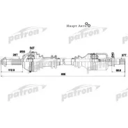 ������� ��� FIAT Ducato, Peugeot Boxer 1.9-2.5D/TD ME5/ML 94 1.4Q +ABS ������ R15, Z 37 � ��� Patron PDS0084 PDS0084 ����
