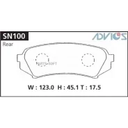 �������� ��������� ������� Advics ������ SN100 ����