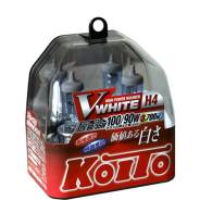 ����� ������������������� Koito Whitebeam H4 12V 60/55W (100/90W) 3700K (�������� 2 ��. ) P0746W ����