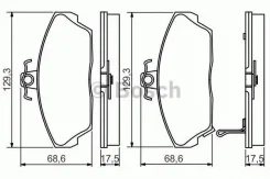 ������� ��������� �������� �������� Honda Civic (EJ, EK SED+3HB) (1995-2001) 1.6 [178Bosch986495233] 986495233 ����