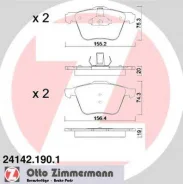 ������� �������� ! �����. 155x75x20 Ford S-Max, Volvo S80/V70/XC70 2.0-4.4 06 [178Zimmermann241421901] 241421901 ����