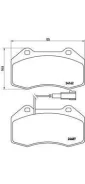������� �������� �. Alfa Romeo Mito, Fiat Grand Punto 1.4i 08 P23117 1112 13 ! [178Brembop23117] P23117 ����
