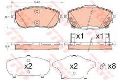 ������� ��������� �������� �������� Toyota Corolla E18 (2013) [178Trwgdb3598] GDB3598 ����