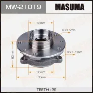 ��������� ���� Masuma front Nissan Qashqai / J11E (with ABS) MW-21019, �������� MW21019 ����