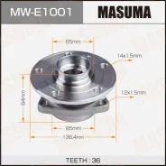 ��������� ���� Masuma front Skoda Kodiaq, Octavia (with ABS) 12- Masuma ������� MW-E1001 | �������� �� ��, ������, 5 ����� | �������� �� 12 ��� | ����...
