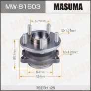 ��������� ���� Masuma rear Subaru Legacy, Legacy B4 / BP9, BL5 (with ABS) MW-81503, ������ MW81503 ����