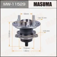 ��������� ���� Masuma rear Toyota AQUA, Corolla AXIO / NHP10, NRE160 (with ABS) MW-11529, ������ MW11529 ����