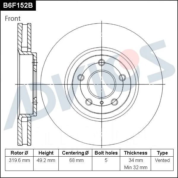 ���� ��������� ���. Advics B6F152B B6F152B ����