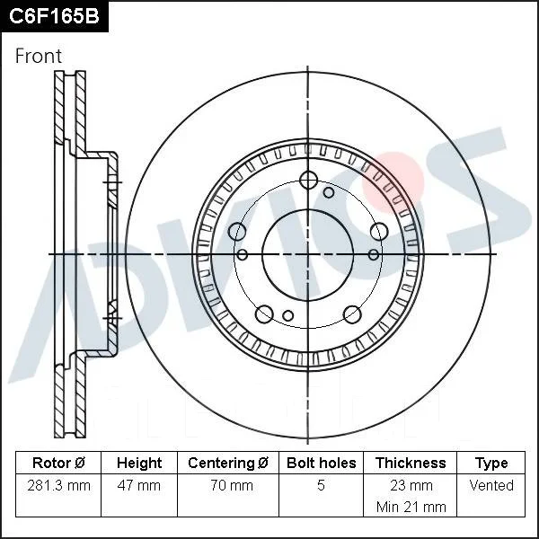 ���� ��������� ���. Advics C6F165B C6F165B ����