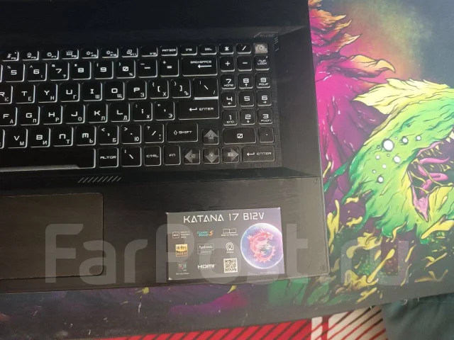 MSI Katana 17 B12V. 17.3", ��� 16 ��, ���� 1 000���, WiFi: 1, Bluetooth: 1 ����