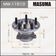 ��������� ���� Masuma rear Toyota MARK X / GRX121 (with ABS) MW-11513, ������ MW11513 ����