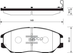 ������� ��������� ��������, �������� Sangsin Brake SP1161 SP1161 ����