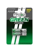��������� ����� �������������� HR03-2BL 950 mAh GREEN POWER NiMH ������� 2 (AAA) ����