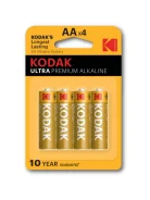 ��������� Kodak LR6-4BL ULTRA PREMIUM Alkaline ������� 4 (AA) ����