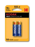 ��������� Kodak LR6-2BL MAX SUPER Alkaline ������� 2 (AA) ����