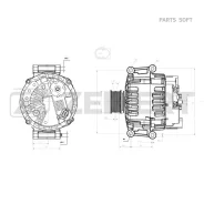 ��������� Lada Vesta (GFL_ GFK_) 16- X-Ray (GAB_) 16- Zekkert GE-1022 Zekkert GE1022 GE1022 ����