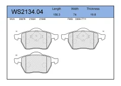 ������� ��������� �������� �������� ��� AUDI A4, Volkswagen Passat, Skoda Octavia jeenice ws213404 WS213404 ����