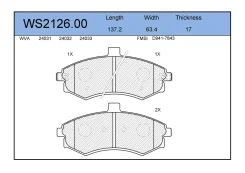 ������� ��������� �������� �������� ��� Hyundai Elantra, Hyundai Matrix, KIA Spectra LD jeenice ws212600 WS212600 ����